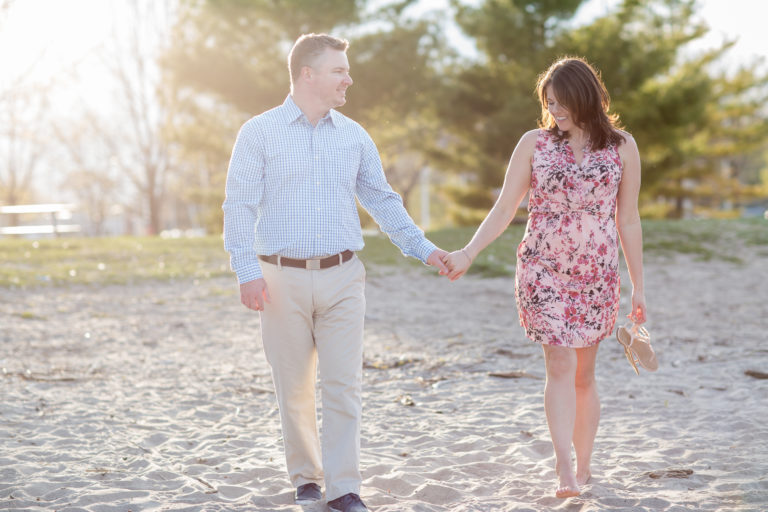 Bronte Harbour engagement, Oakville  | Andrea & Brad