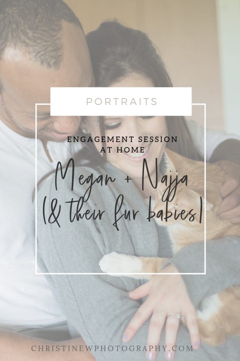 Engagement session at home | Megan & Najja