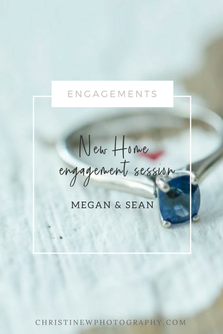 New home engagement session | Megan & Sean
