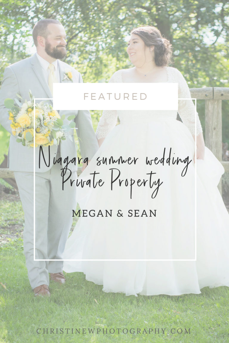 Niagara wedding, Private Property | Megan & Sean