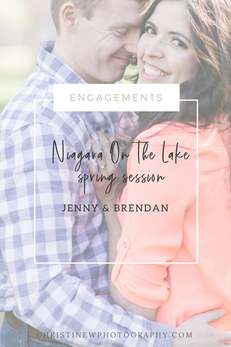 Niagara on the lake engagement | Jenny & Brendan