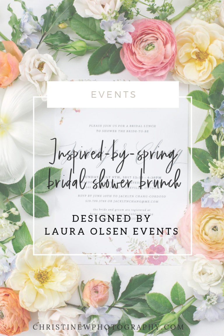7 chic ideas for a spring-inspired bridal brunch | a design by Laura Olsen Events